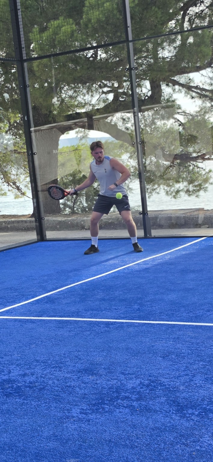 Charlie au padel