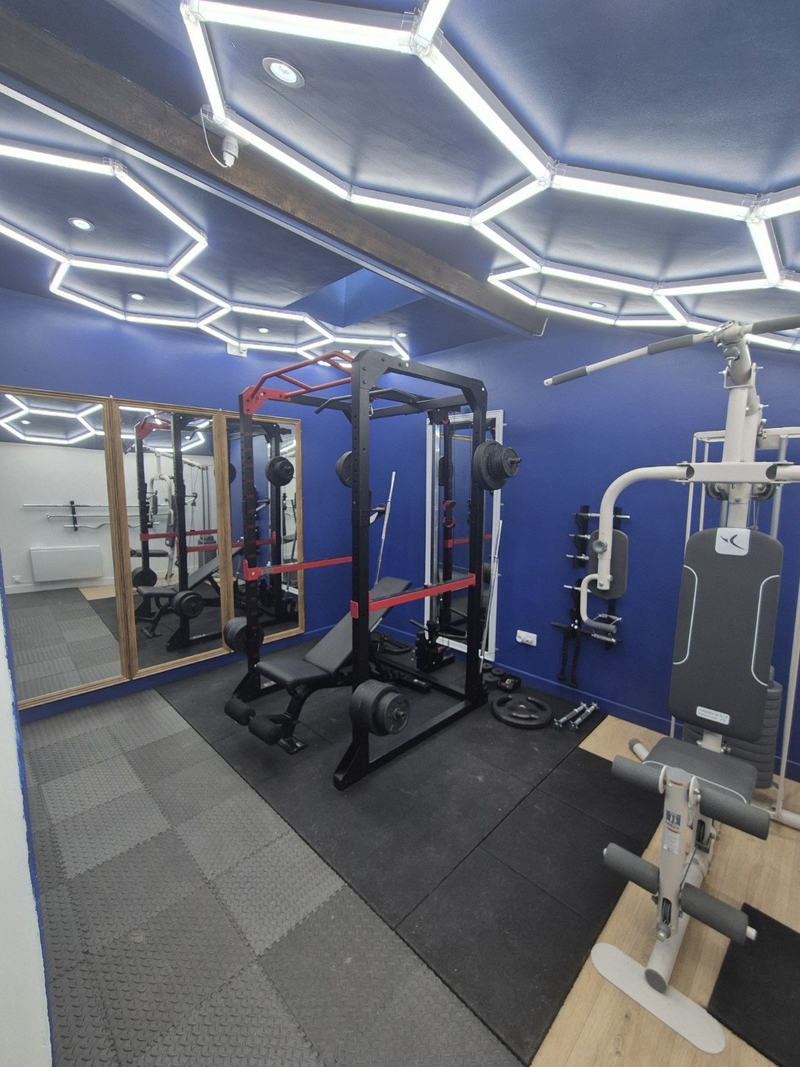 Espace musculation privé de Charlie Robinson